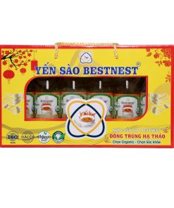 Hộp 6 chai Nước yến sào BESTNEST Nước yến sào BESTNEST Đông trùng hạ thảo 180ml