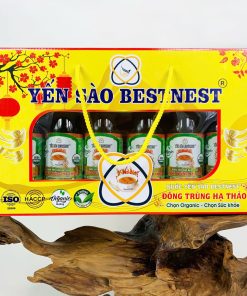 Hộp 6 chai Nước yến sào BESTNEST Nước yến sào BESTNEST Đông trùng hạ thảo 180ml