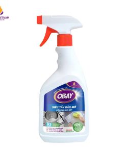 Siêu tẩy dầu mỡ Obay 450ml (tẩy hút mùi nhà bếp, bếp gas, đáy xoong, mặt bếp…)