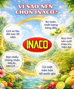 1 Gói (5 túi x 120g) INACO Jelly Drink Mango – Nước thạch quả xoài