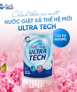 Nước giặt xả Ultra Tech hương ngàn hoa 3600ml