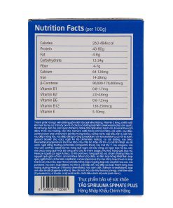 Viên Tảo Xoắn Spirulina Spimate Plus Nhật Bản 30gr