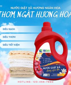 Nước giặt xả hương ngàn hoa VIEFARM 3,6kg