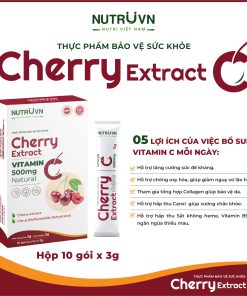 Cherry Extract bổ sung vitamin C tăng cường miễn dịch (10 gói)