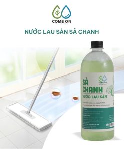 Nước lau sàn sả chanh COME ON sạch bóng thơm mát từ thiên nhiên 1 lít