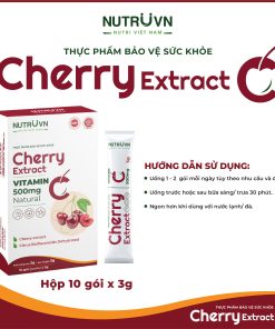 Cherry Extract bổ sung vitamin C tăng cường miễn dịch (10 gói)