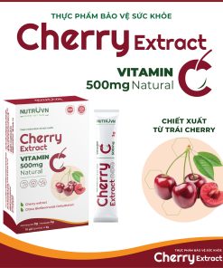 Cherry Extract bổ sung vitamin C tăng cường miễn dịch (10 gói)