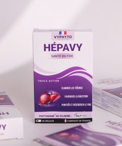 Thực phẩm bảo vệ sức khỏe HÉPAVY hỗ trợ giải độc gan (hộp 30 viên)