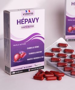 Thực phẩm bảo vệ sức khỏe HÉPAVY hỗ trợ giải độc gan (hộp 30 viên)