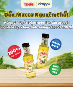 Dầu macca nguyên chất HEBE (chai 100ml)