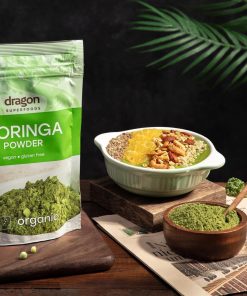 Bột rau chùm ngây hữu cơ Dragon Superfoods 200g