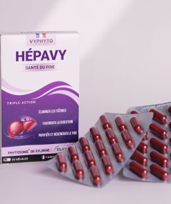 Thực phẩm bảo vệ sức khỏe HÉPAVY hỗ trợ giải độc gan (hộp 30 viên)