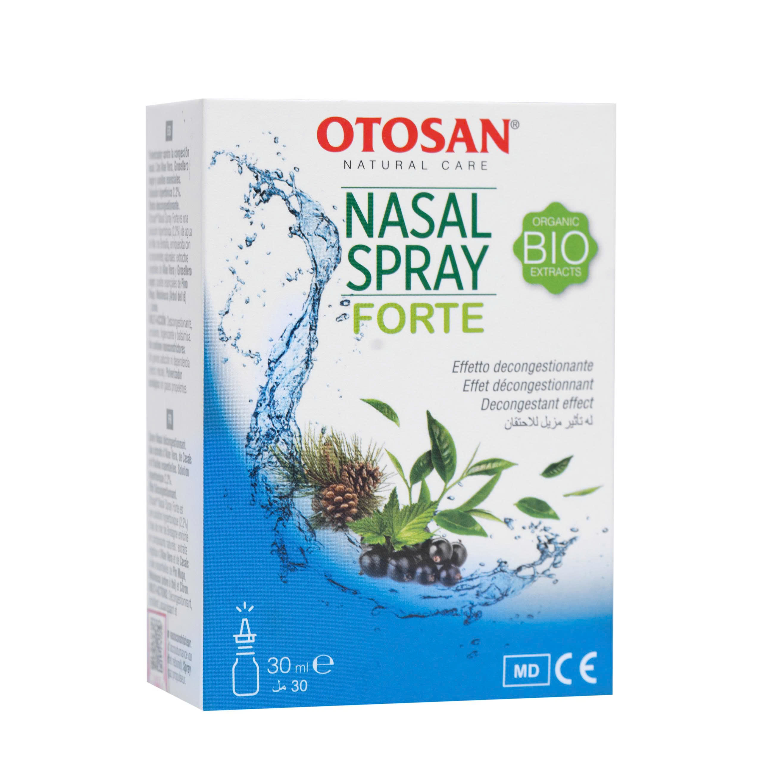 Xịt Mũi Xoang Otosan Forte – Giảm Nghẹt Mũi, Viêm Xoang, Viêm Mũi Dị Ứng Hiệu Quả – Tinh Dầu Tự Nhiên – Lọ 30ml