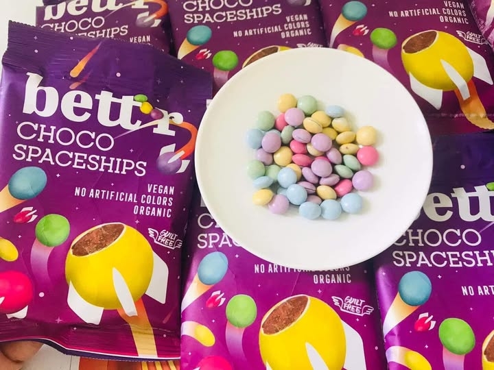 Viên chocolate màu sắc hữu cơ Bett’r