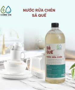 Nước rửa chén sả quế COME ON làm sạch bát đĩa, an toàn da tay 1 lít