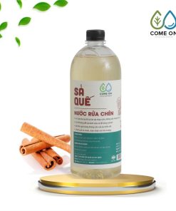 Nước rửa chén sả quế COME ON làm sạch bát đĩa, an toàn da tay 1 lít