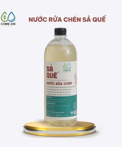 Nước rửa chén sả quế COME ON làm sạch bát đĩa, an toàn da tay 1 lít