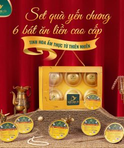 SET 6 Yến chưng Ăn liền mix vị Đặc biệt – THƯỢNG HOÀNG YẾN 140gr
