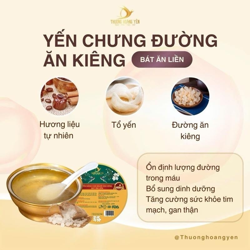 SET 6 Yến chưng Ăn liền mix vị Đặc biệt – THƯỢNG HOÀNG YẾN 140gr