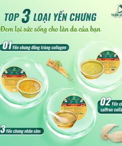 SET 6 Yến chưng Ăn liền mix vị Đặc biệt – THƯỢNG HOÀNG YẾN 140gr