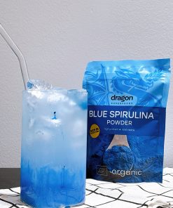 Bột tảo Blue Spirulina hữu cơ Dragon Superfoods 75g
