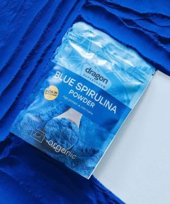 Bột tảo Blue Spirulina hữu cơ Dragon Superfoods 75g