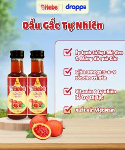 Dầu gấc tự nhiên HEBE (chai 100ml)