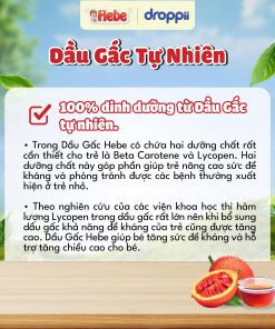 Dầu gấc tự nhiên HEBE (chai 100ml)