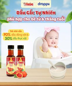 Dầu gấc tự nhiên HEBE (chai 100ml)