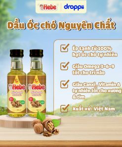 Dầu óc chó nguyên chất HEBE (chai 100ml)