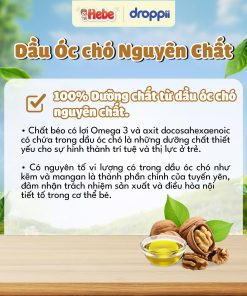 Dầu óc chó nguyên chất HEBE (chai 100ml)