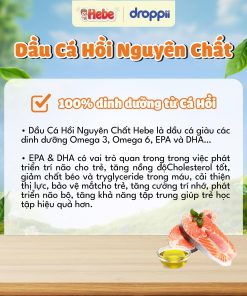 Dầu cá hồi nguyên chất HEBE (chai 100ml)