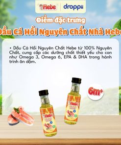 Dầu cá hồi nguyên chất HEBE (chai 100ml)