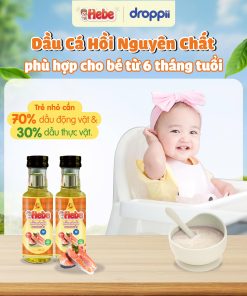 Dầu cá hồi nguyên chất HEBE (chai 100ml)