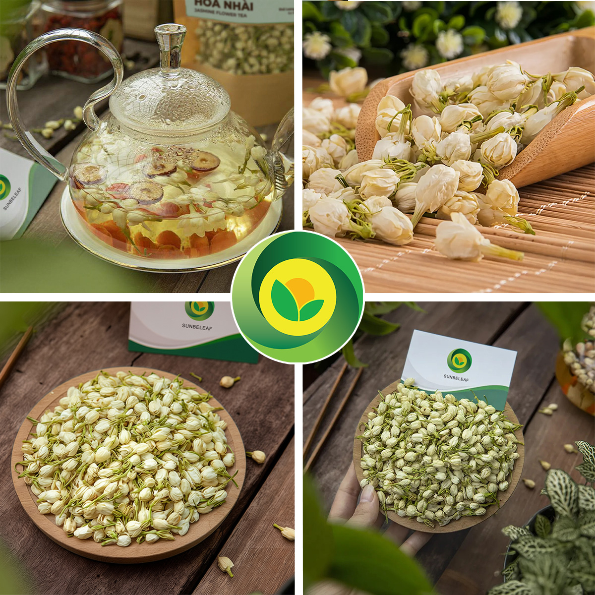 Trà Hoa Nhài Sấy Khô Sunbeleaf – Mang Lại Cảm Giác Thư Thái, Nhẹ Nhàng Sau Mỗi Ngày Bận Rộn – Túi Zip 100g