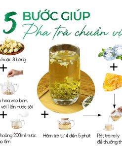 Trà Hoa Nhài Sấy Khô Sunbeleaf – Mang Lại Cảm Giác Thư Thái, Nhẹ Nhàng Sau Mỗi Ngày Bận Rộn – Túi Zip 100g