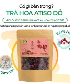 Trà Hoa Atiso Đỏ Sunbeleaf (Bụp Giấm) – Thức Uống Thanh Mát Dễ Chịu – Túi Zip 100g