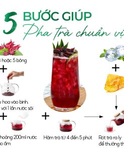 Trà Hoa Atiso Đỏ Sunbeleaf (Bụp Giấm) – Thức Uống Thanh Mát Dễ Chịu – Túi Zip 100g