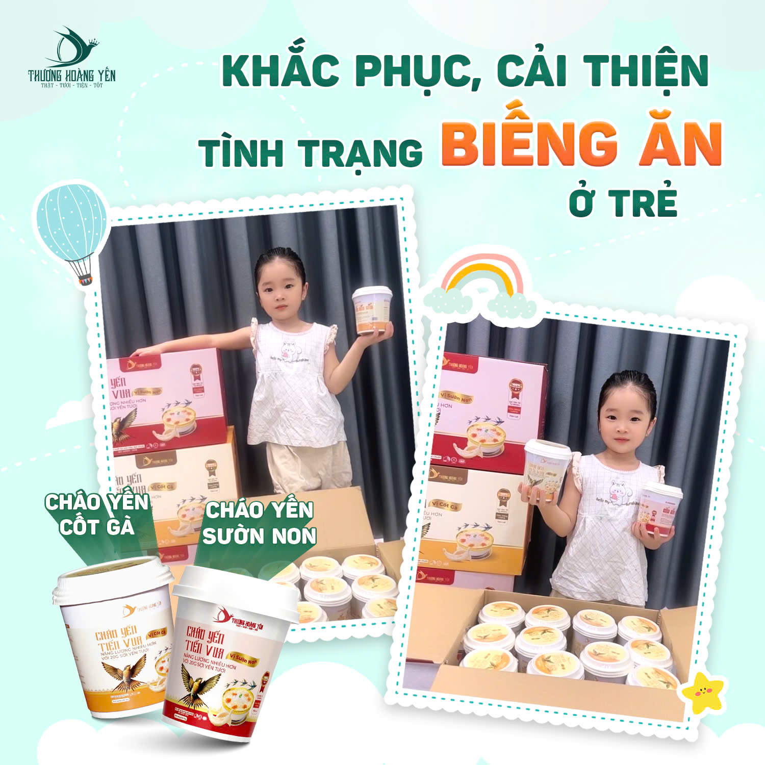 Cốc Cháo yến tiến vua vị Cốt gà THƯỢNG HOÀNG YẾN 20gr