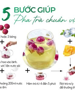 Trà Hoa Mẫu Đơn Sunbeleaf – Thức Uống Thảo Mộc Dịu Nhẹ Cho Phái Đẹp – Túi Zip 80g