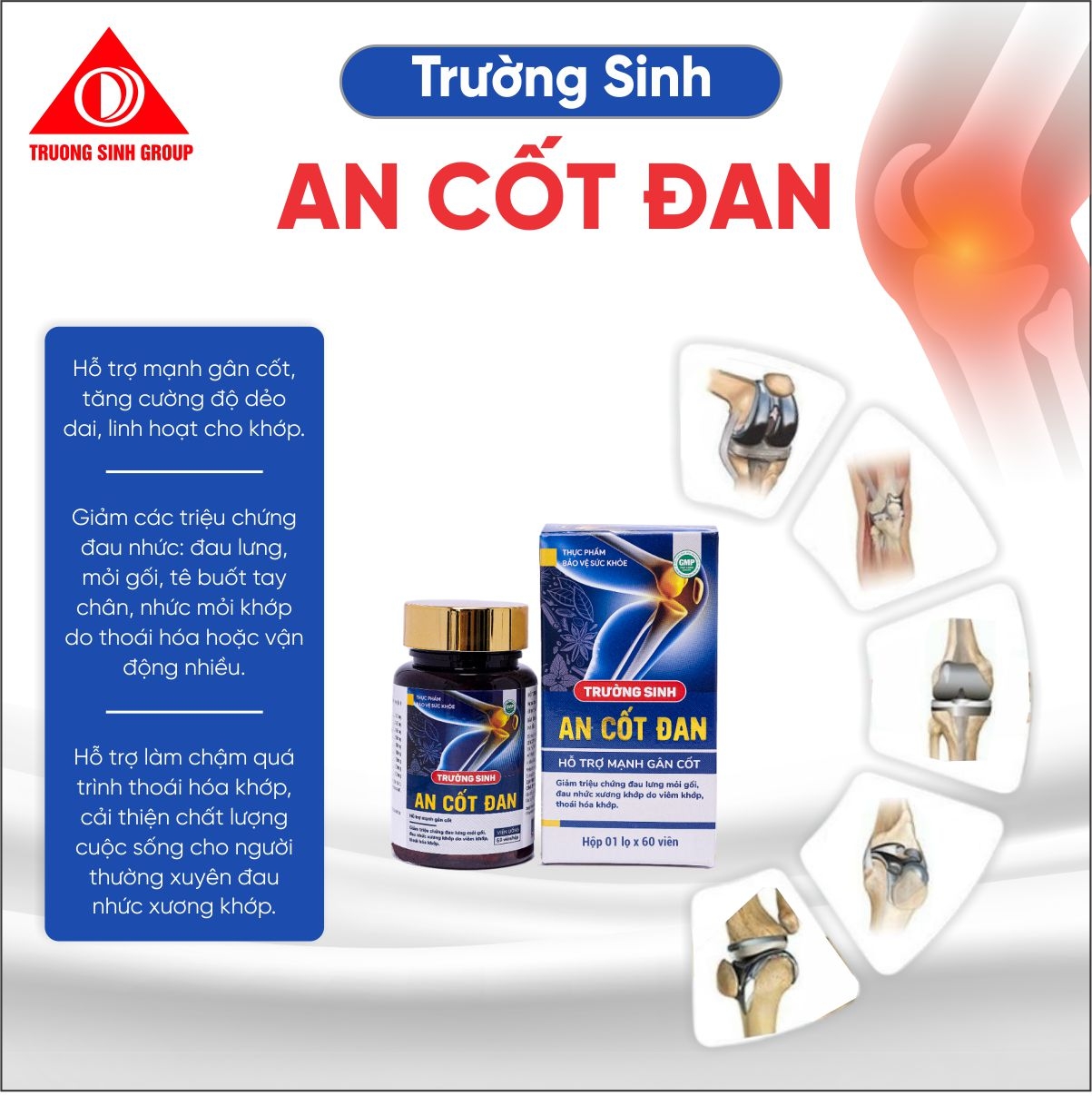 TPBVSK Trường Sinh an cốt đan Hộp 60v