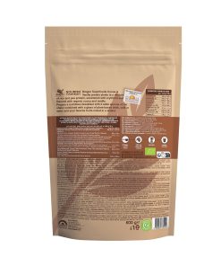 Bột protein thực vật lắc cacao vanilla hữu cơ Dragon Superfoods 500g