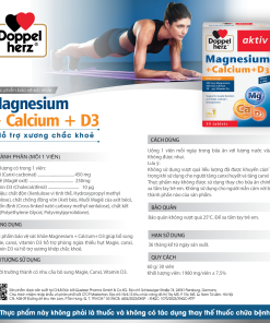 TPBVSK Magnesium+ Calcium+D3 hỗ trợ xương khớp