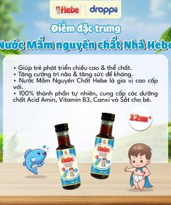 Nước mắm nguyên chất HEBE (chai 100ml)
