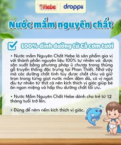 Nước mắm nguyên chất HEBE (chai 100ml)
