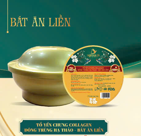 Tổ yến chưng ĂN LIỀN vị Đặc biệt THƯỢNG HOÀNG YẾN 140gr