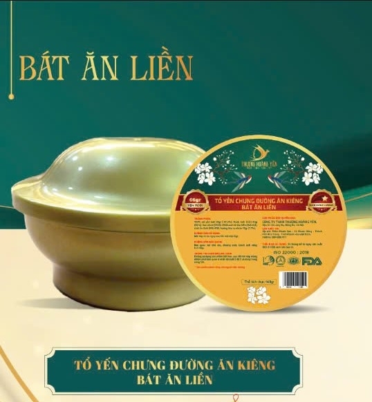 Tổ yến chưng ĂN LIỀN vị Đặc biệt THƯỢNG HOÀNG YẾN 140gr