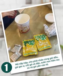 Cốc Cháo yến Tiến Vua Vị Sườn Non THƯỢNG HOÀNG YẾN 20gr