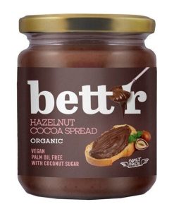 Bơ cacao hạt phỉ hữu cơ Bett’r 250g