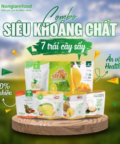Set Siêu khoáng chất NLF_7 loại trái cây sấy